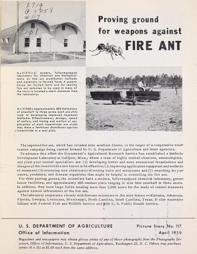 Proving ground for weapons against fire ant