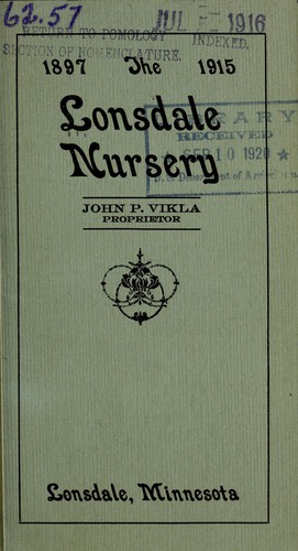 The Lonsdale Nursery [catalog]
