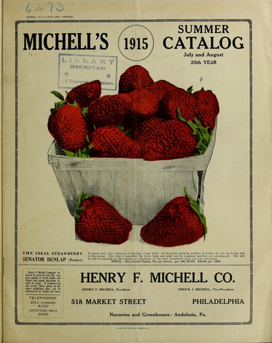 Michell's 1915 summer catalog