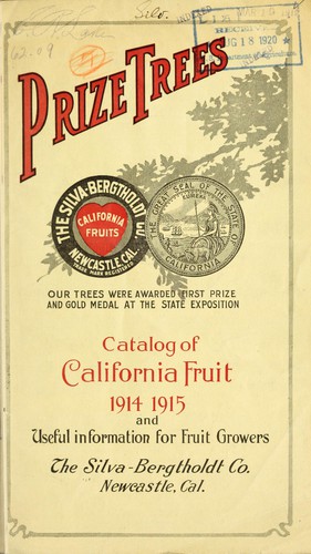 Catalog of California fruit, 1914-1915 and useful information for fruit growers