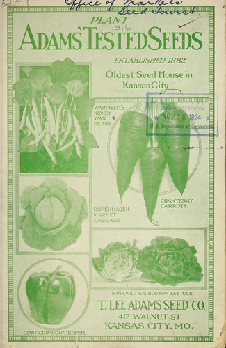 Plant Adams' tested seeds