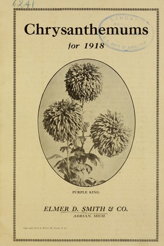 Chrysanthemums for 1918