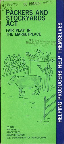 Packers and Stockyards Act