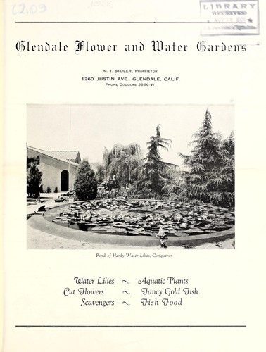 Glendale Flower and Water Gardens [catalog]
