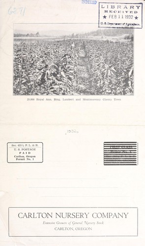 The Carlton Nursery Company offer new low sale prices on high quality nursery stock