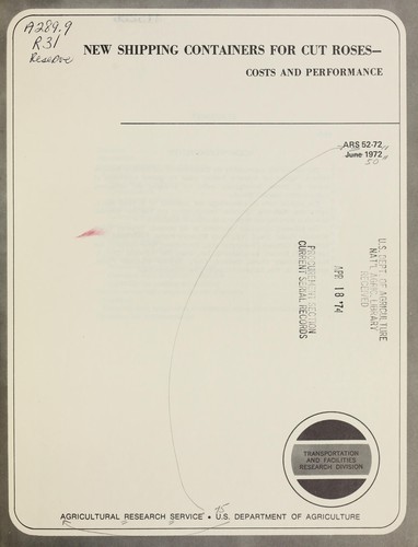 New shipping containers for cut roses