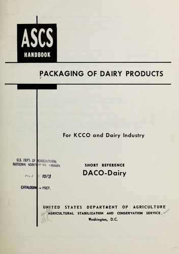 Packaging of dairy products