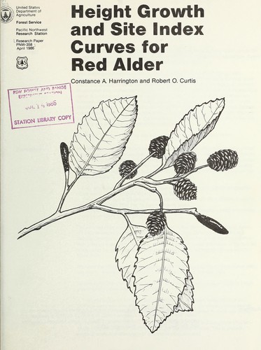 Height growth and site index curves for red alder