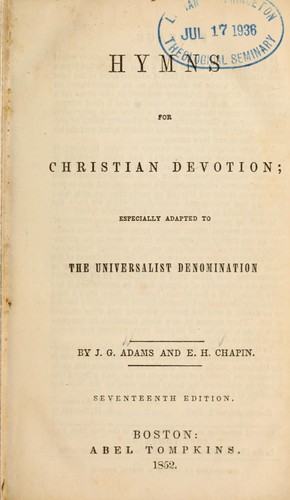 Hymns for Christian devotion