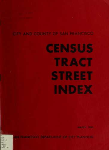 City and County of San Francisco census tract street index.