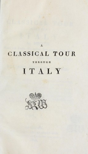 A classical tour through Italy, an. MDCCCII