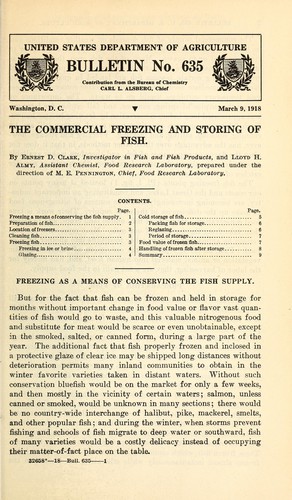 The commercial freezing and storing of fish