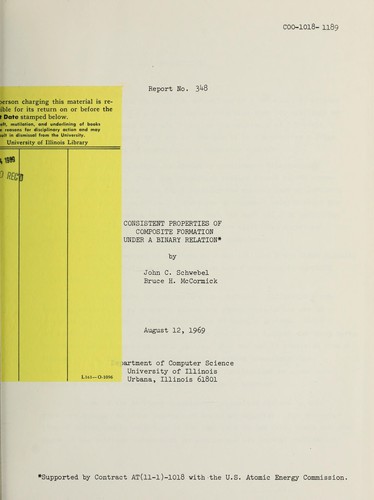 Consistent properties of composite formation under a binary relation