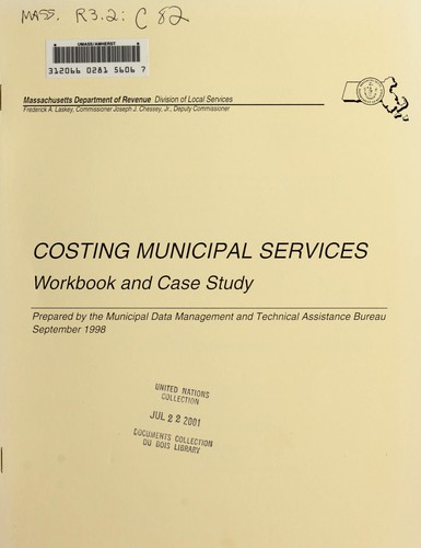 Costing municipal services