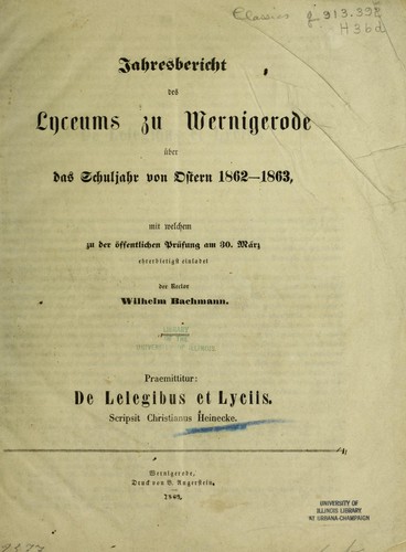 De Lelegibus et Lyciis