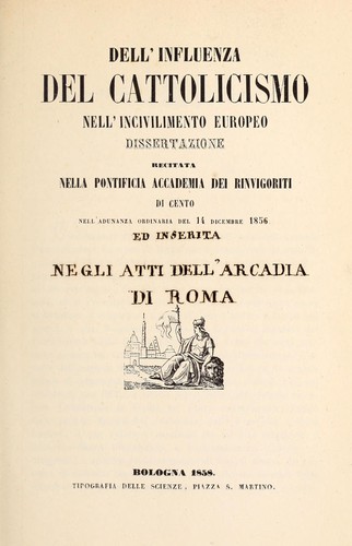 Dell'influenza del cattolicismo nell'incivilimento europeo