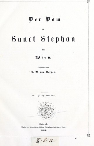 Der Dom zu Sanct Stephan in Wien.