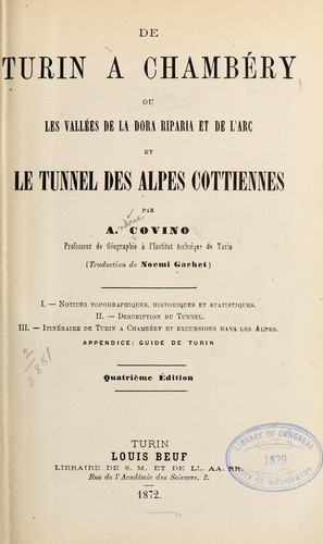 De Turin à Chambéry