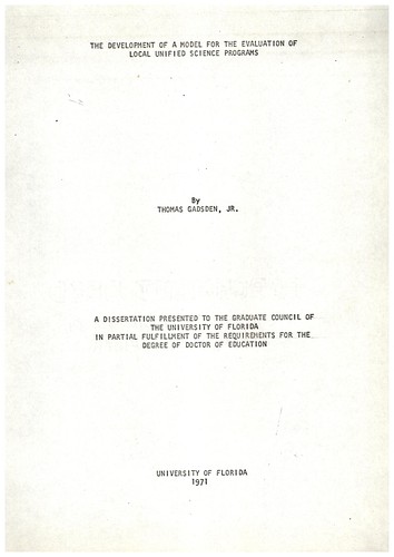 The development of a model for the evaluation of local unified science programs