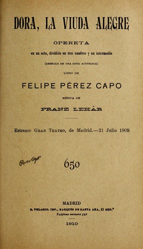 Dora, la viuda alegre