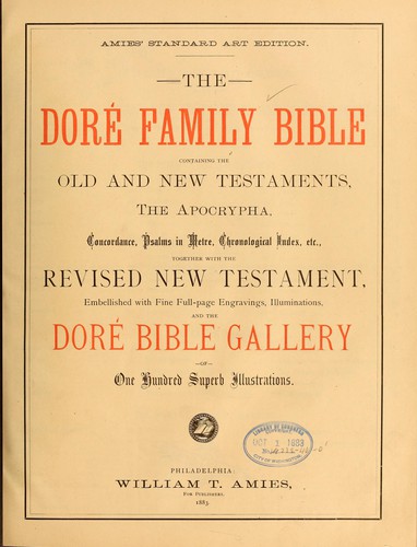 The Doré family Bible