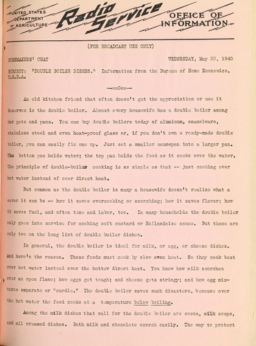 Double boiler dishes