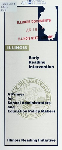 Early reading intervention