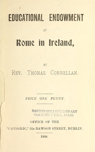 Educational endowment of Rome in Ireland