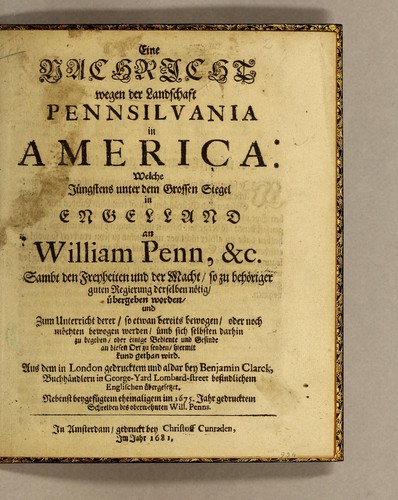 Eine Nachricht wegen der Landschaft Pennsilvania in America