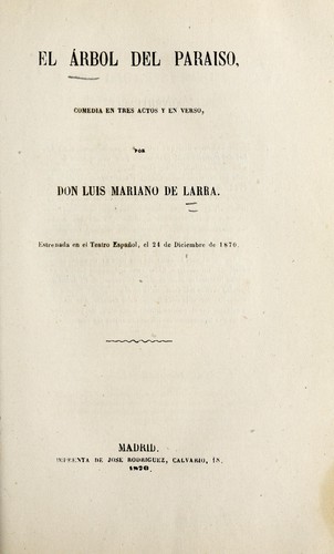 El árbol del paraíso