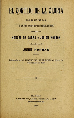 El cortijo de la gloria