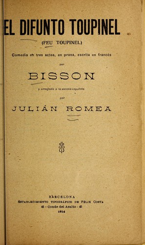 El difunto Toupinel