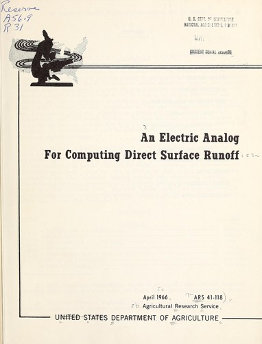 An electric analog for computing direct surface runoff