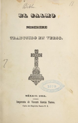 El Salmo miserere