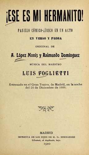 !Ese es mi hermanito!