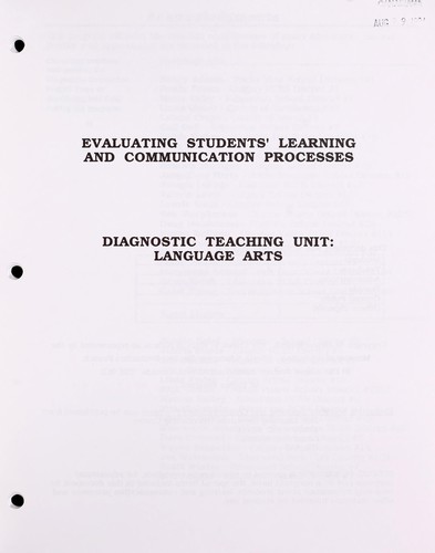 Evaluating students' learning and communication processes