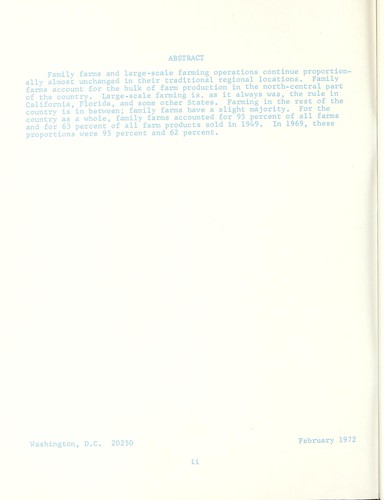 Family-size farms in U.S. agriculture.