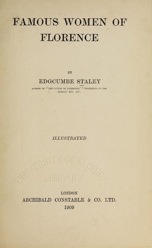 Famous women of Florence