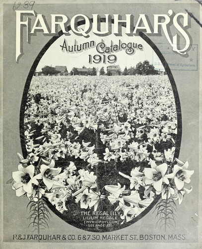 Farquhar's autumn catalogue