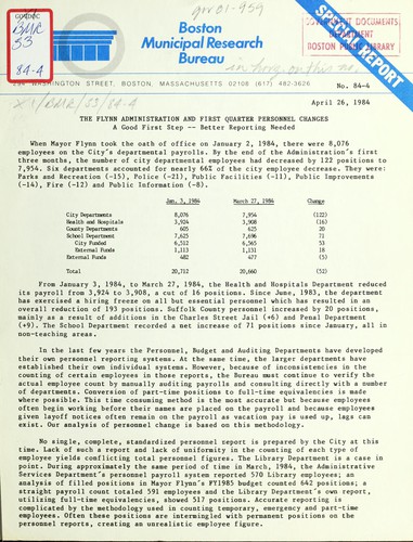 The flynn administration and first quarter personnel changes