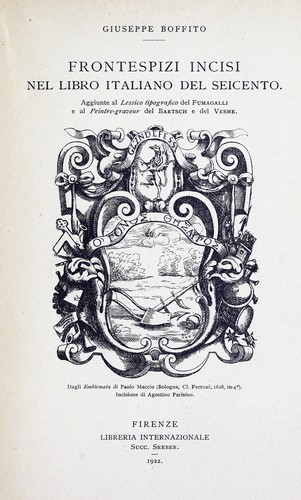Frontespizi incisi nel libro italiano del seicento