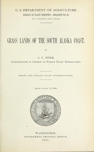Grass lands of the South Alaska coast.