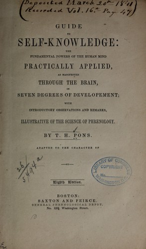 Guide to self-knowledge