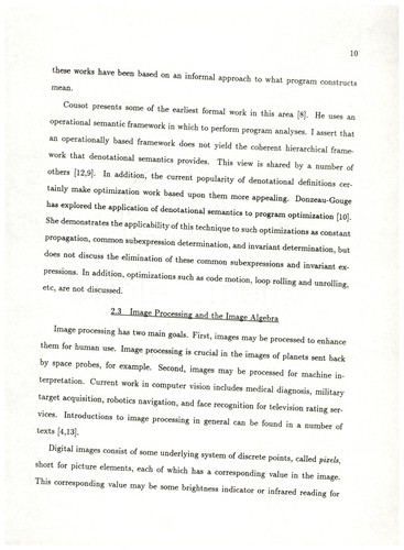 A hierarchical method of performing global optimizations