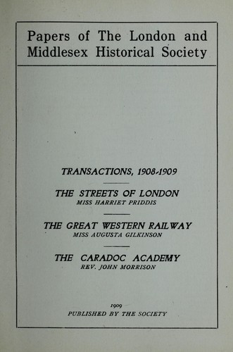 Historic sketches of London Ontario