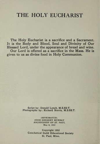The Holy Eucharist