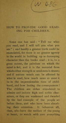 How to provide good reading for children