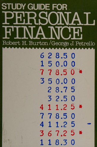 Study guide for personal finance