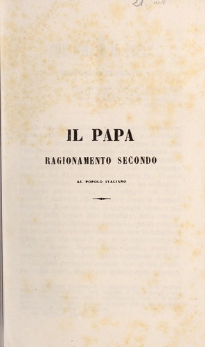 Il papa