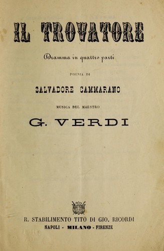 Il trovatore